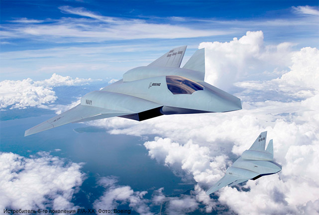 Истребитель 6-го поколения, проект F/A-XX компании Boeing (США)
