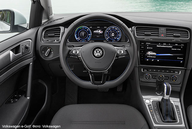 Интерьер Volkswagen e-Golf