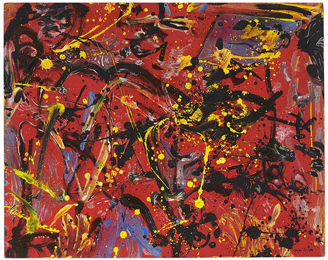 Джексон Поллок "Красная композиция" продана за 13 млн. долларов. Фото: Christie's