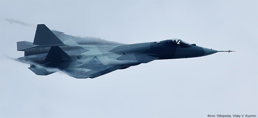 Армия получила первый серийный истребитель Су-57