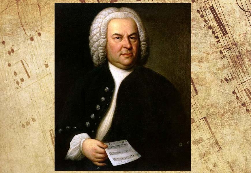 Елиас Готтлиб Гаусман, Портрет Иоганна Себастьяна Баха, 1764 (музыканту 61 год)