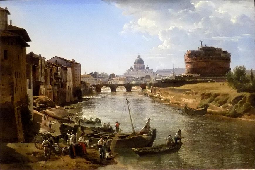Сильвестр Щедрин, Новый Рим. Замок Святого Ангела, 1824