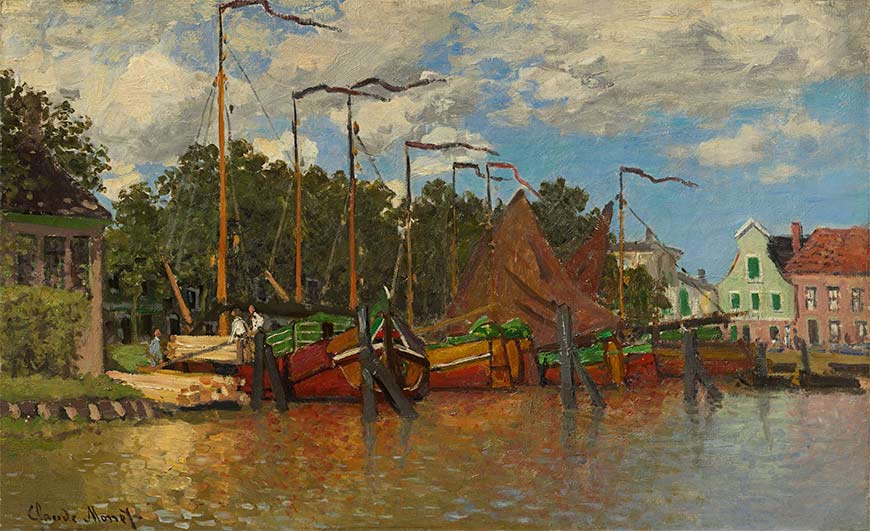 Клод Моне, «Лодки на Зандаам», 1871, Музей Барберини