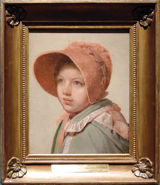 Венецианов А.Г., Портрет А.А. Венециановой (старшей дочери), 1826, пастель