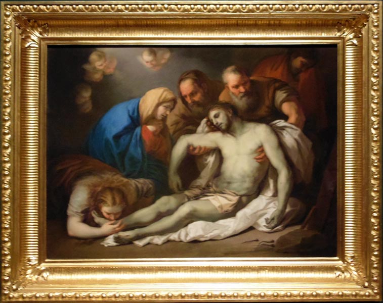 Венецианов А.Г., Оплакивание Христа, около 1811, пастель (уменьшенная копия одноименной картины Луки Джордано)