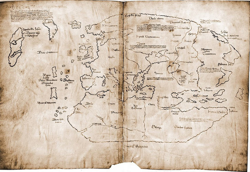Карта Винланда - карта Северной Америки, созданная якобы викингами.