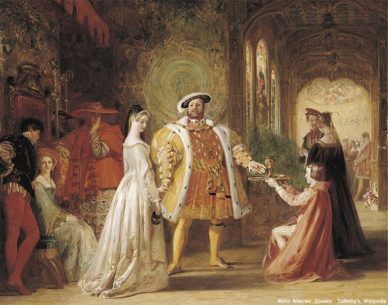 Дэниел Маклайз, «Первая встреча Генриха VIII с Анной Болейн», 1836