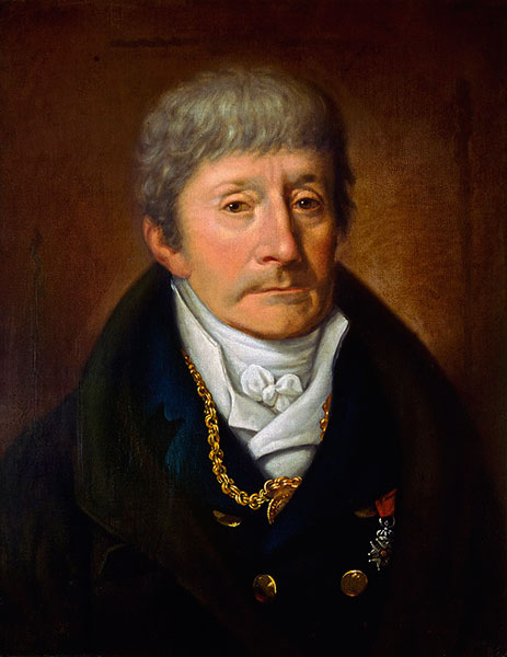 Джозеф Виллиброрд Малер. Портрет Антонио Сальери. 1815.