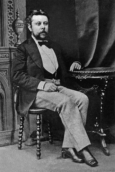Модест Мусоргский, фотопортрет 1873 года