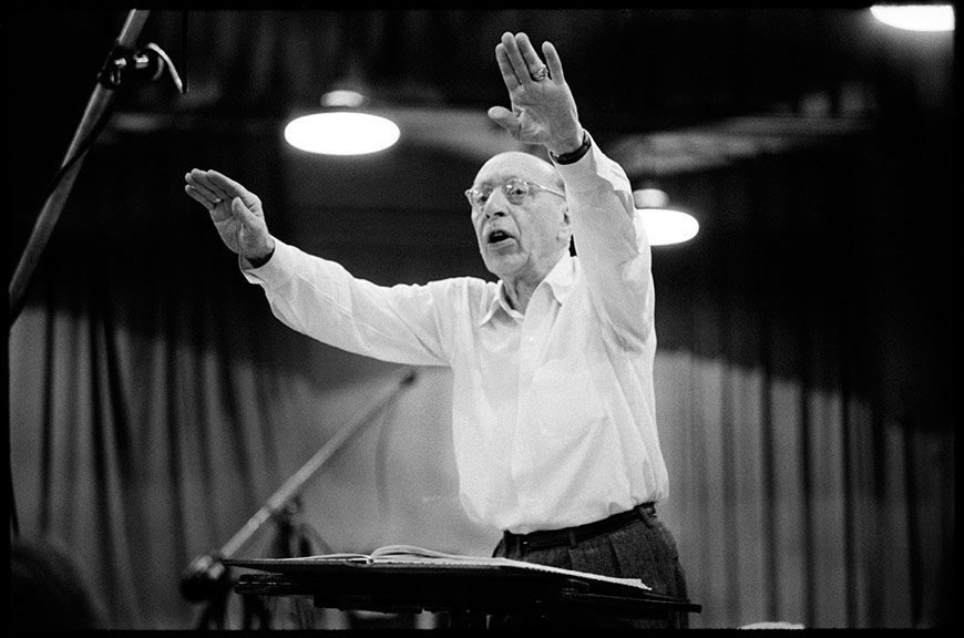 Работа с оркестром в Нью-Йорке, 1959 год.