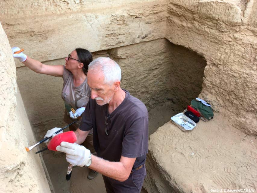 Польские археологи на раскопках в Египте