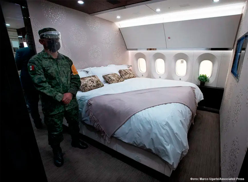 Спальня президентского самолёта