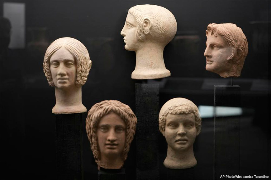 Бюсты 8-4 веков до н.э. необычайной красоты