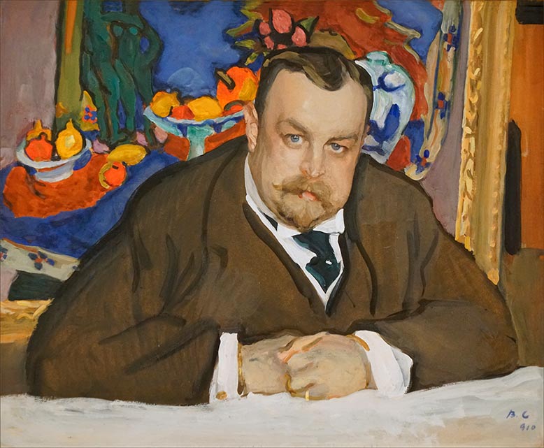 Валентин Серов написал портрет Ивана Морозова на фоне купленной у Матисса картины