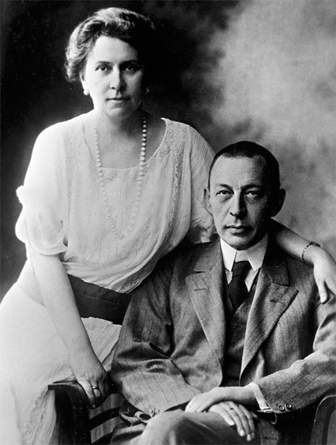 Сергей и Наталья Рахманиновы. 1925, США.
