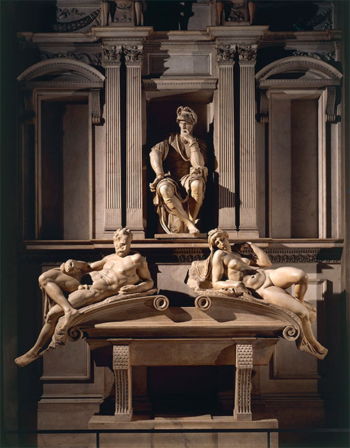 Микеланджело Буанарроти. Гробница Лоренцо Медичи. 1520 – 1534. Флоренция.