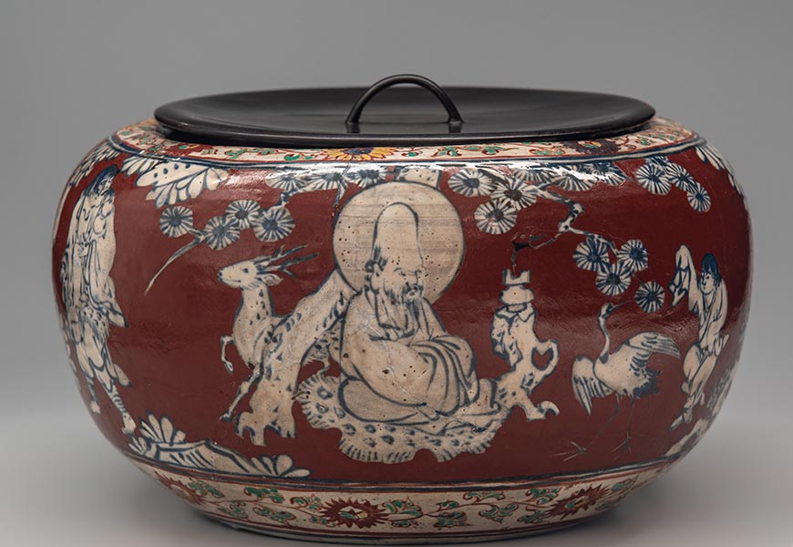 Огата Кэндзан (1663-1743), Сосуд для воды «мидзусаси», Япония, XVIII в.