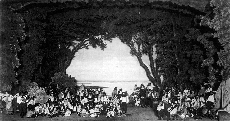 Сцена из оперы «Алеко». Большой театр, 1893 год.