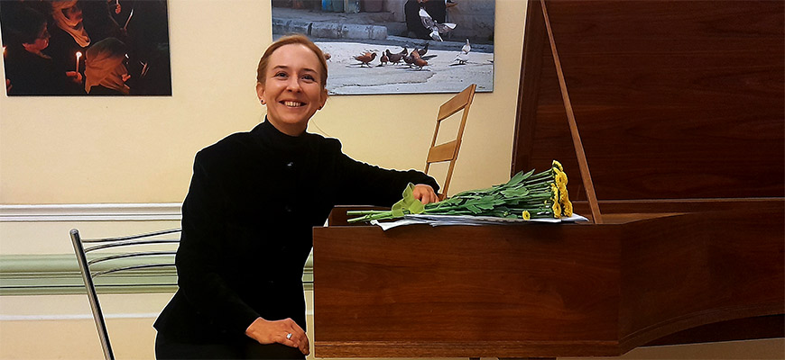 Дарья Борковская делится секретом, как хорошо темперировать клавир