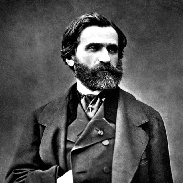 Джузеппе Верди на фотографии 1858-1859 годов