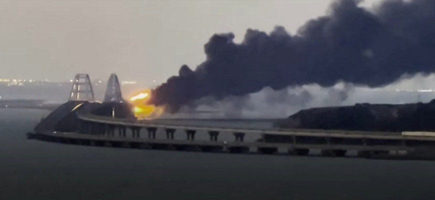 взрыв на Крымском мосту