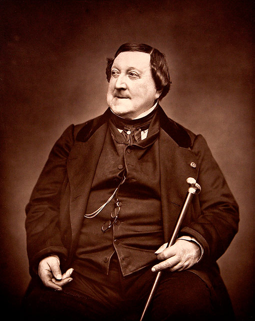 Джоаккино Россини на фотографии 1865 года