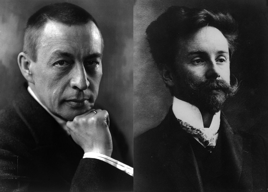 Сергей Рахманинов (1873-1943) и Александр Скрябин (1872-1915)
