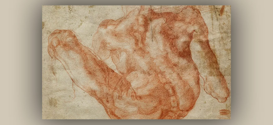 Обнаружен редкий эскиз Микеланджело для Сикстинской капеллы