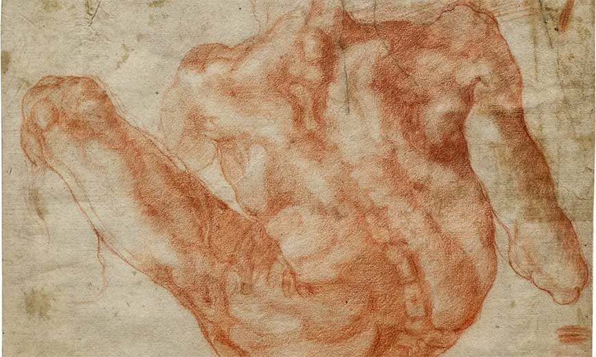 Найден эскиз Микеланджело для росписи потолка Сикстинской капеллы