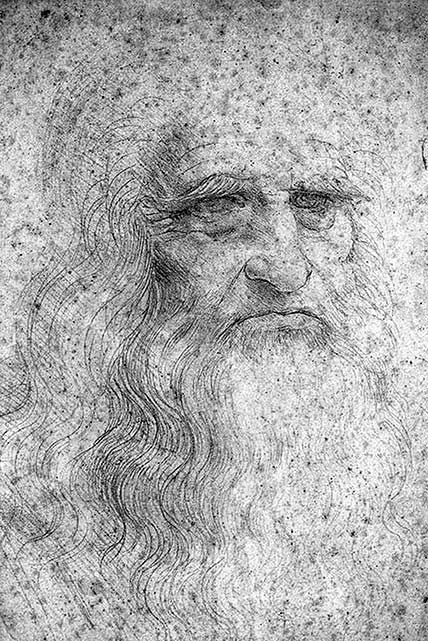 Предполагаемый автопортрет Леонардо да Винчи, 1510