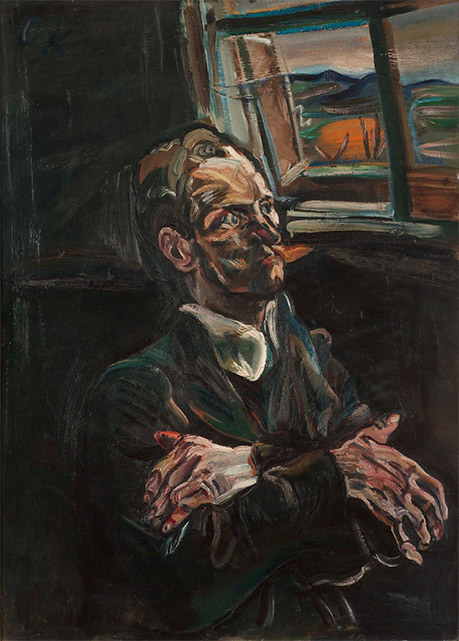 Оскар Кокошка, Узник (портрет неизвестного мужчины), 1914