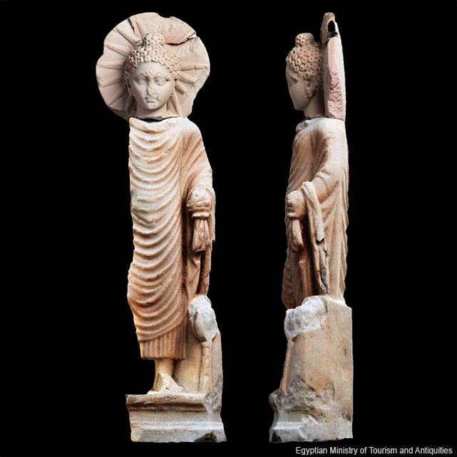 Фигура Будды, найденная в древнеегипетском портовом городе Береника