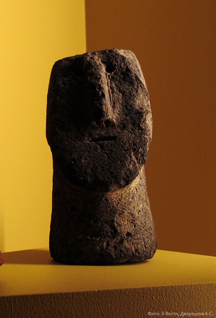 Скульптурная голова неизвестного бога, Урарту, VIII в до н.э.
