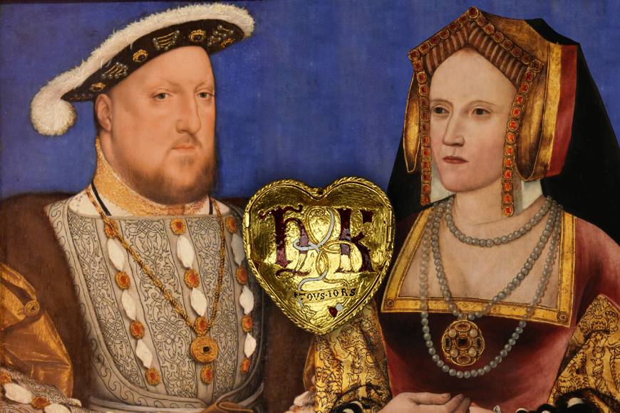 Золотая подвеска в честь Генриха VIII и Екатерины Арагонской найдена в поле