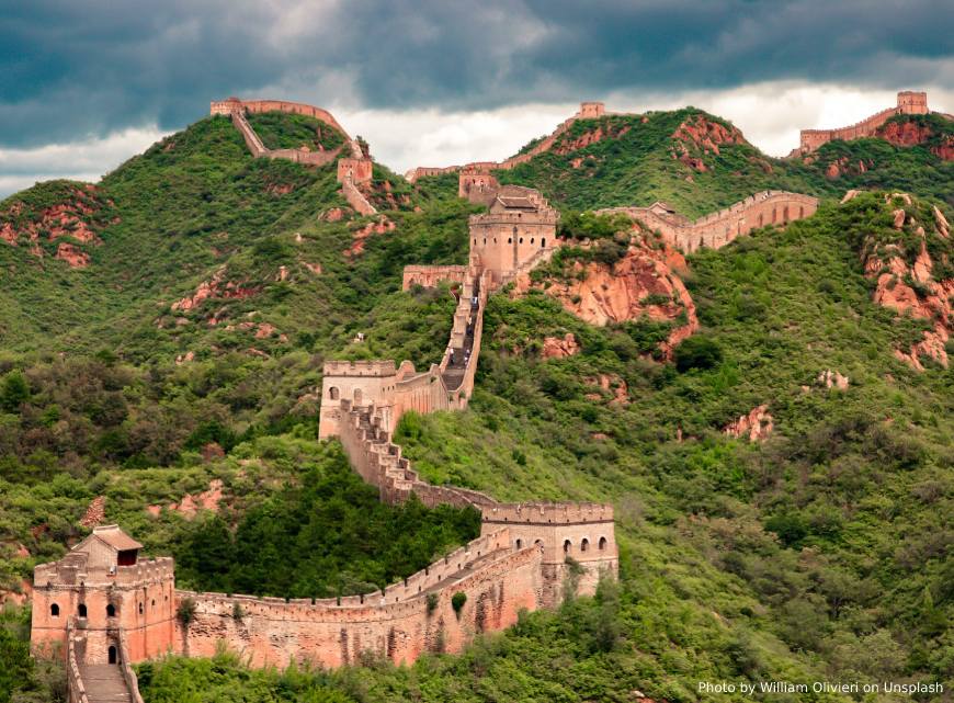 Великую Китайскую стену защищает биокора, говорят учёные