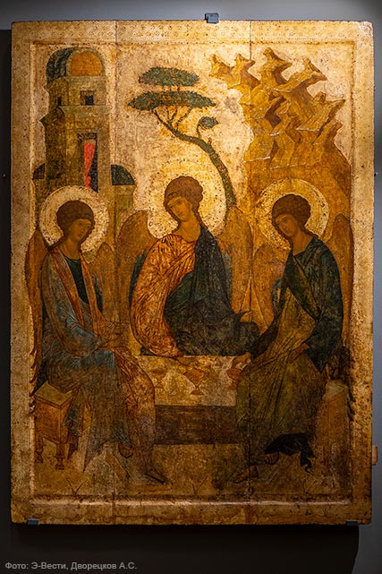 Святая Троица, последняя четверть XV в, Москва, Музей им. А.Рублёва
