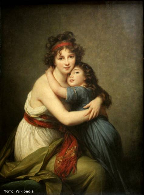 Мари Элизабет Луиза Виже-Лебрён, Автопортрет с дочерью Жюли, 1789
