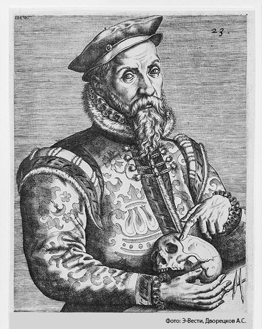 Иоханнес Вирикс, "Портрет Иеронима Кока", 1572