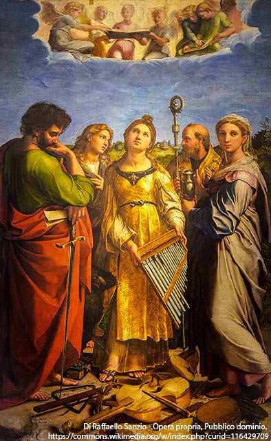 Рафаэль Санти, "Экстаз святой Цецилии", 1514
