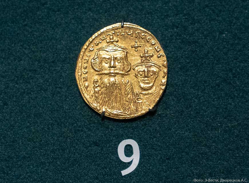 Византийская империя, Констант II (641-668). Константинополь, 654-659, Солид, золото