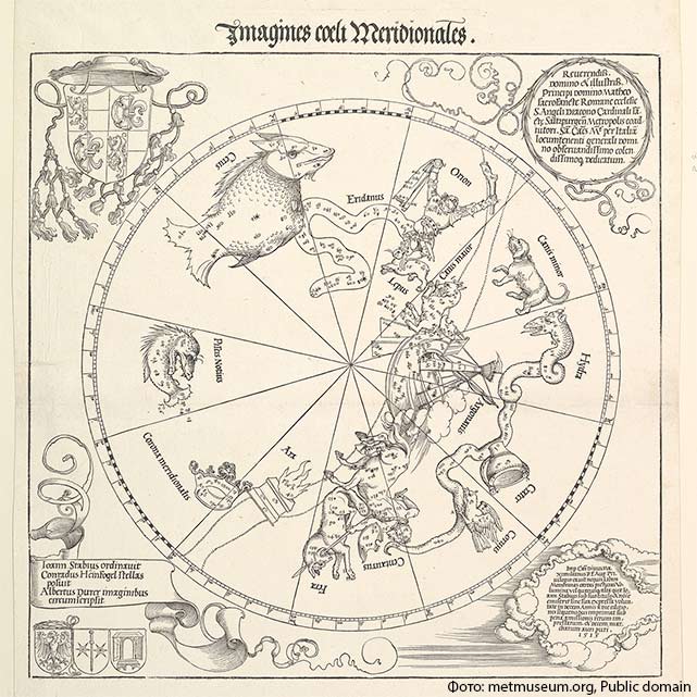 Альбрехт Дюрер, Карта южного полушария