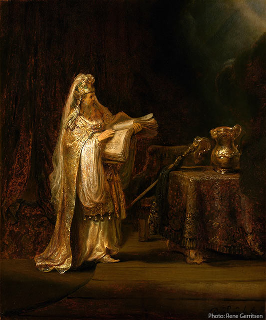 ембрандт Харменс ван Рейн, «Видение Захарии в храме», 1633